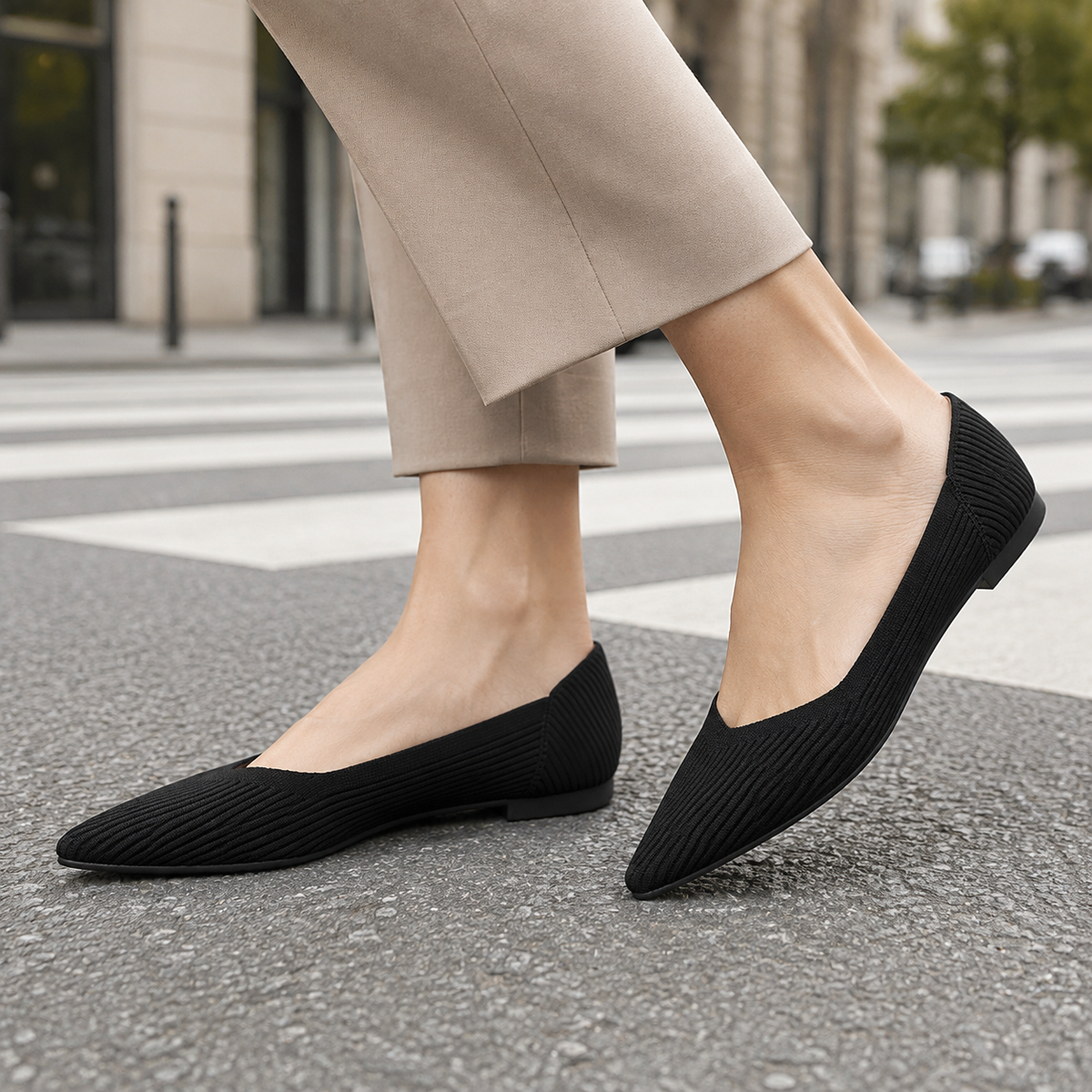 Oliver and Blake Bolzano Ribbed Women's Pumps