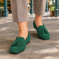Bianchi-Milano Suede Women's Loafers