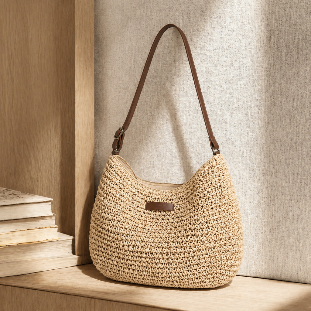 Oliver & Blake Bari Woven Women's Hobo Bag