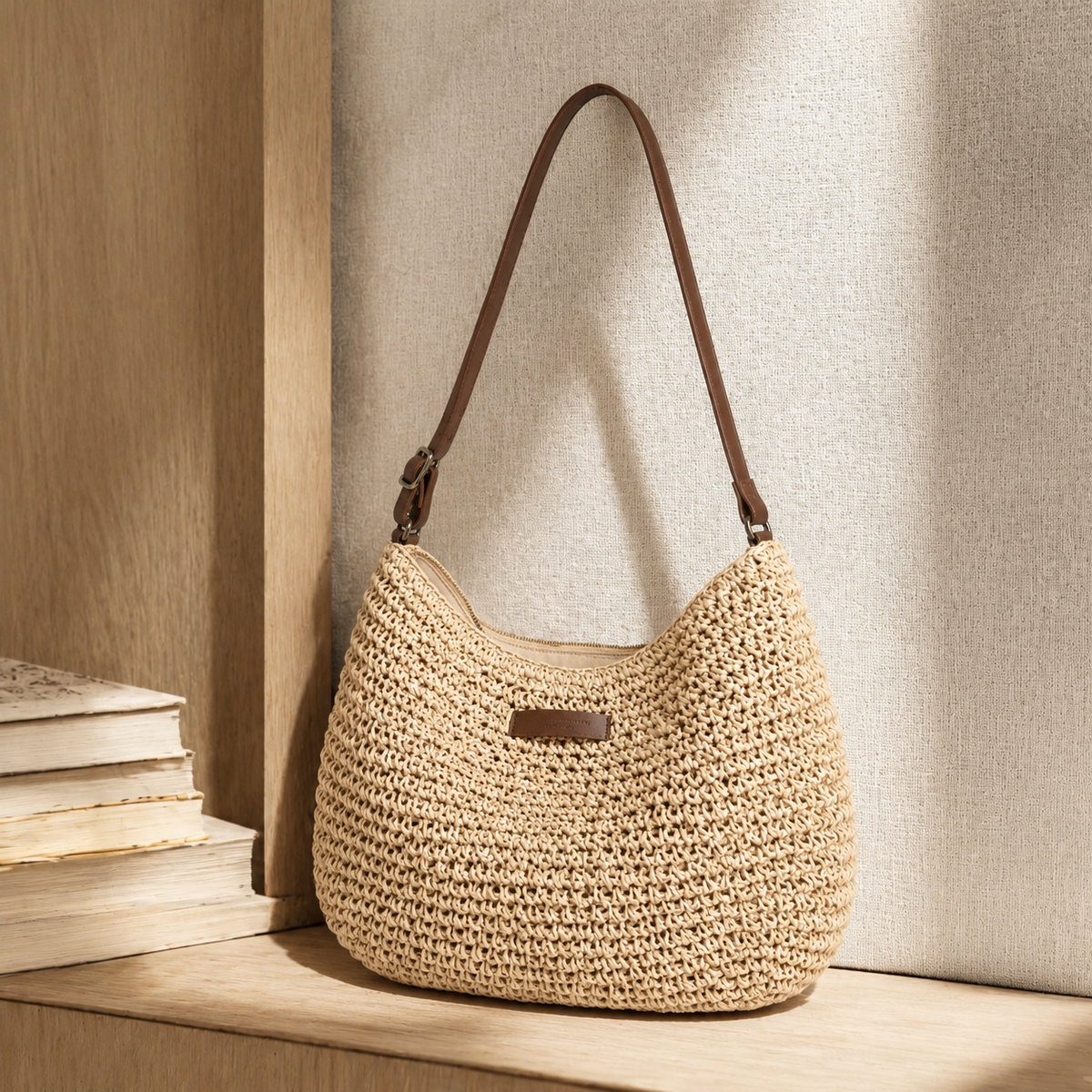 Oliver & Blake Bari Woven Women's Hobo Bag