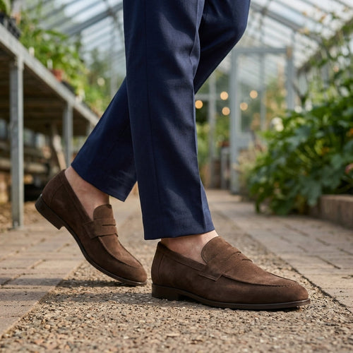 Suede Men's Loafers