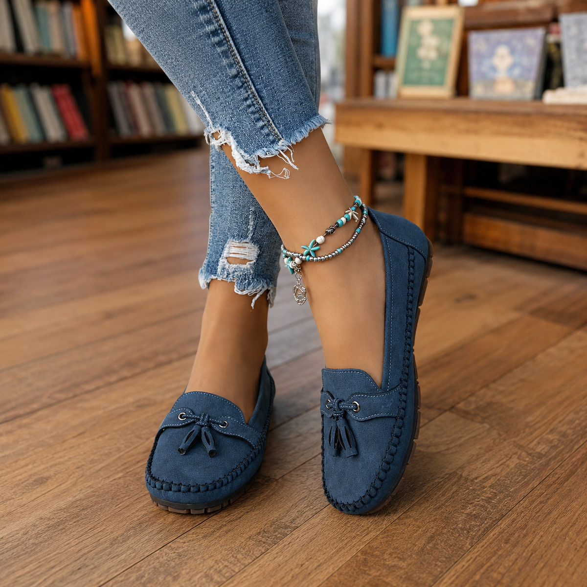 Oliver and Blake Firenze Tassel Women's Loafers