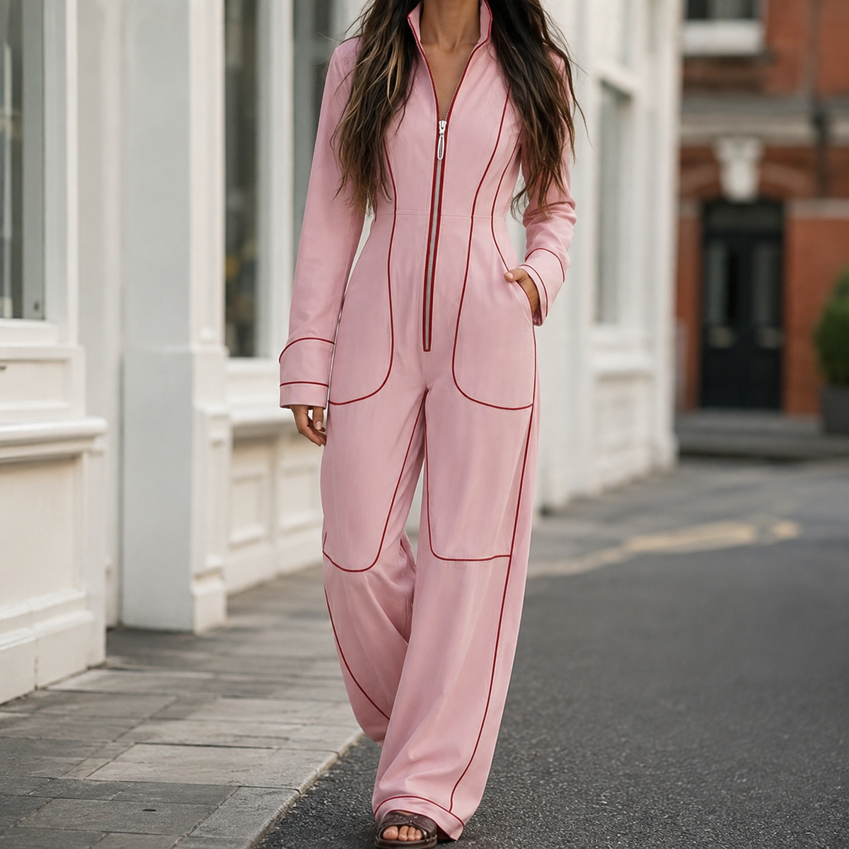 Marina-Marie Wide-Leg Women's Jumpsuit