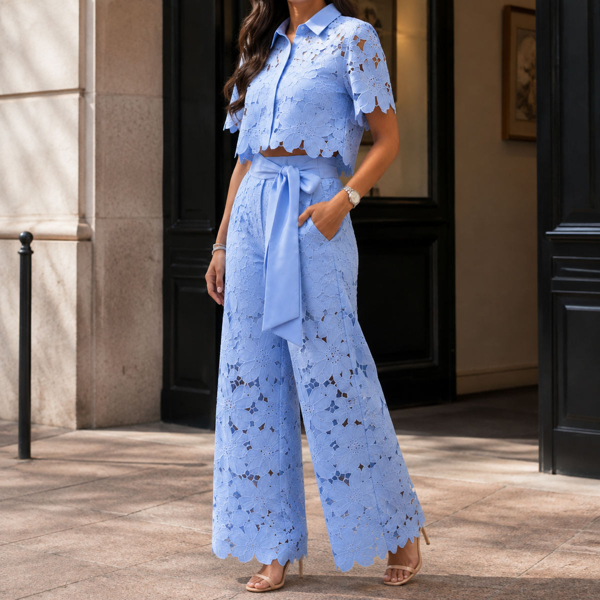 Oliver and Blake Willa Wide-Leg Women's Set