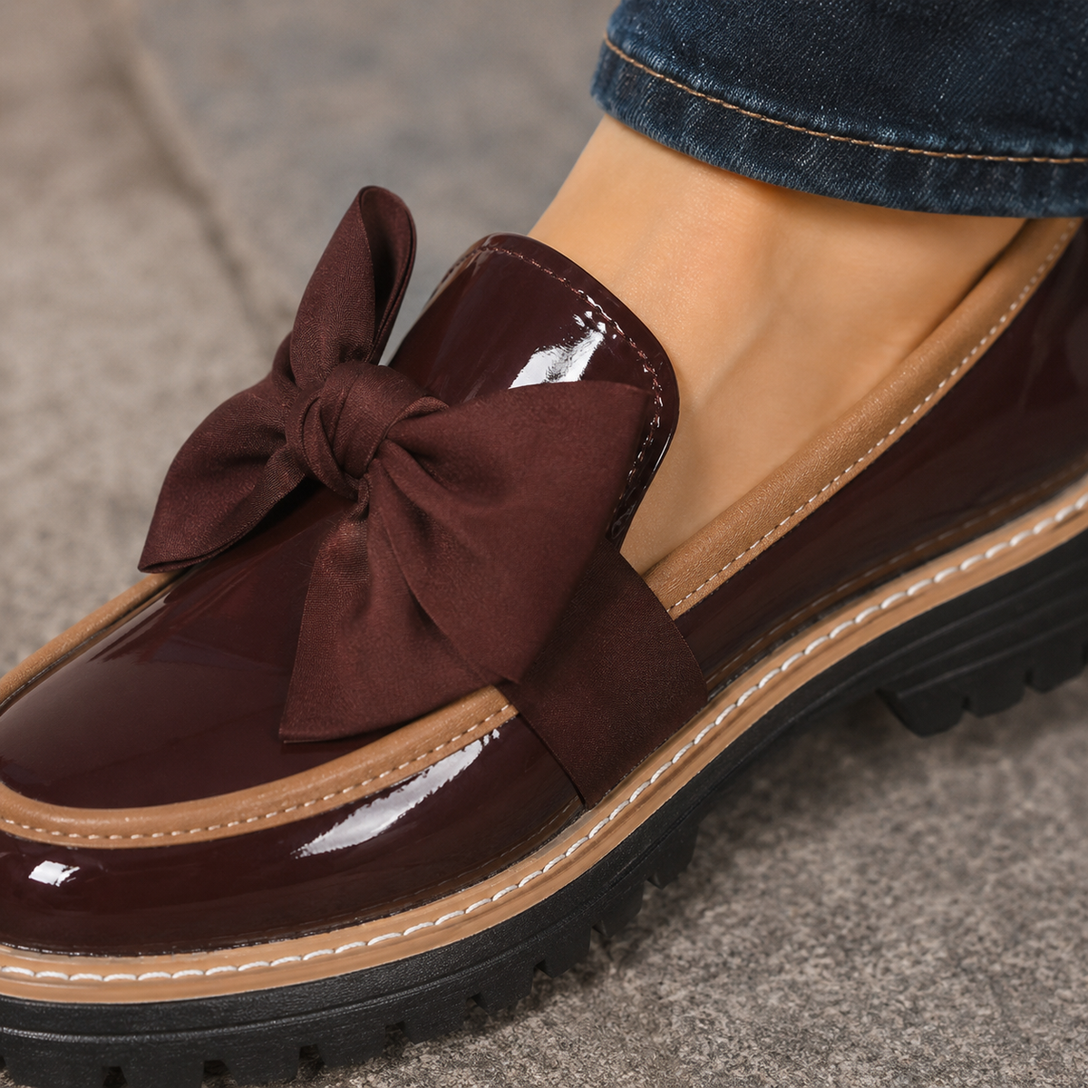 Oliver and Blake Cortona Bow Women's Loafers