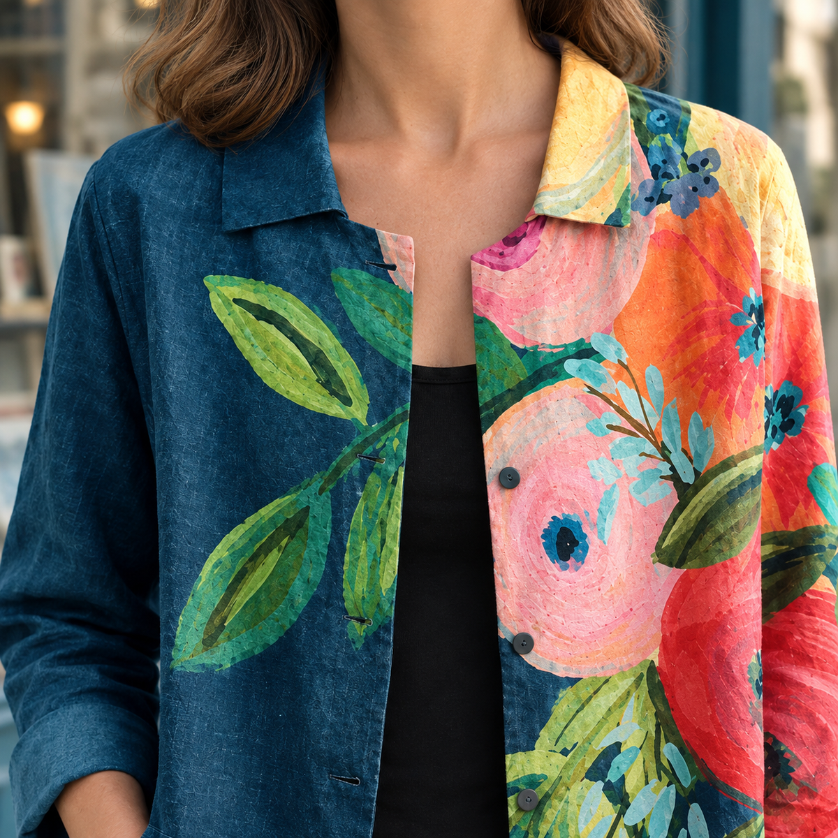 Oliver & Blake April-Louise Women's Painterly Shirt
