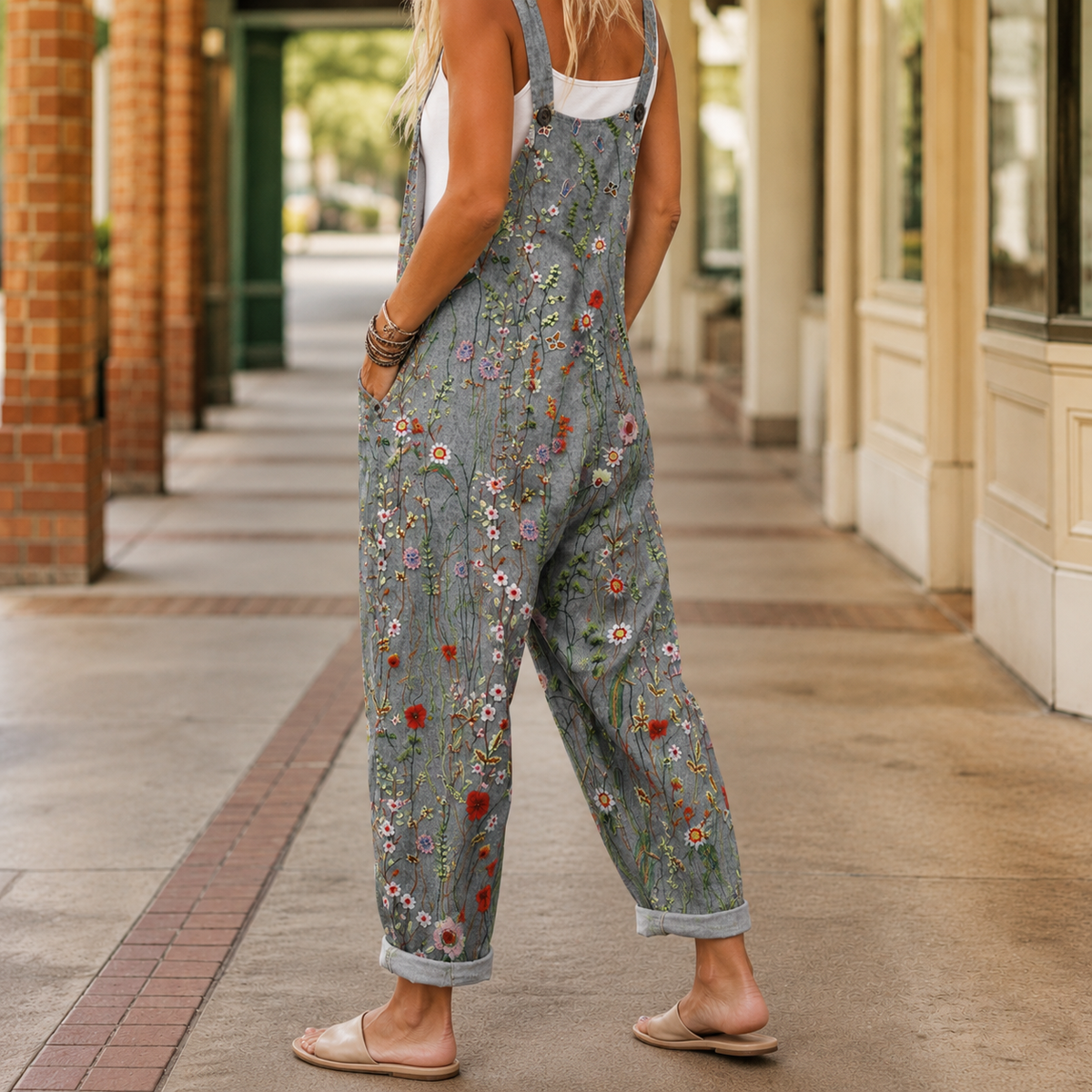 Oliver and Blake Edith-Pearl Floral Women's Jumpsuit