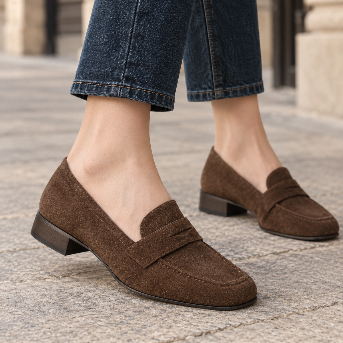 Paladini-Milano Suede Women's Loafers