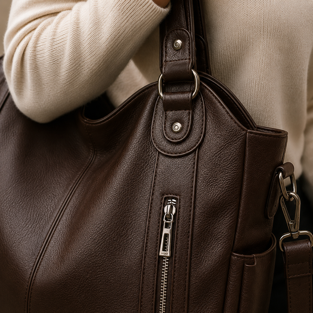 Oliver & Blake Farina Zip Pocket Women's Tote