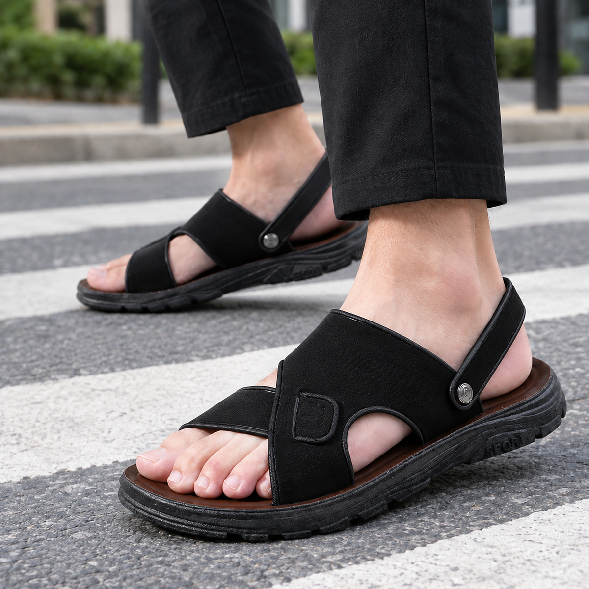 Oliver & Blake Valenza Men's Strap Sandals