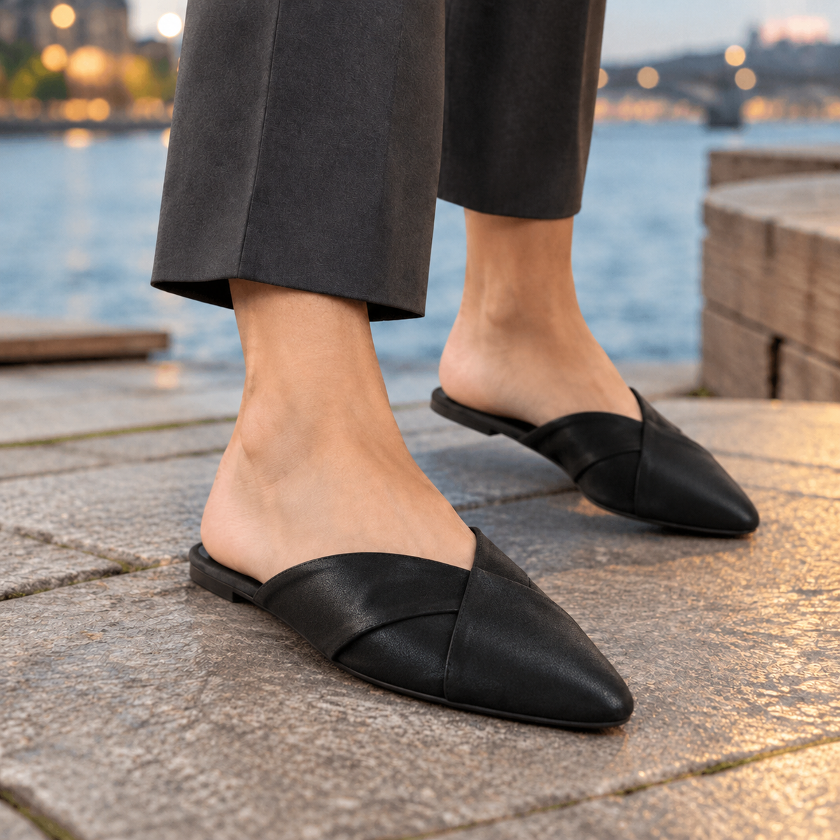 Oliver and Blake Bembo Stiletto Women's Mules