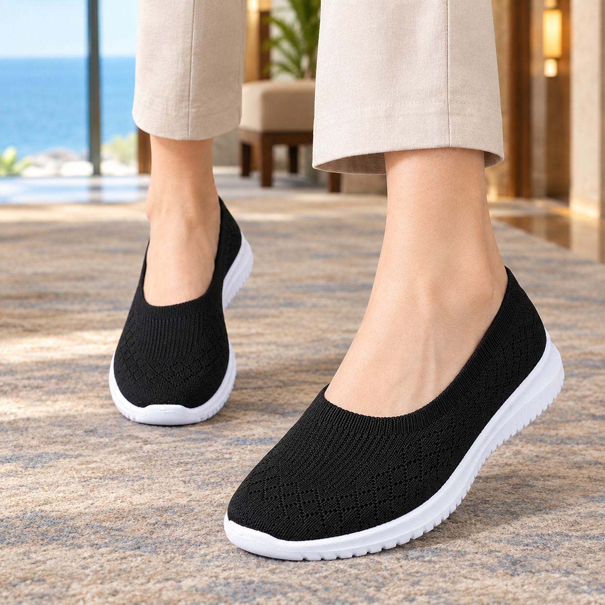 Oliver and Blake Assisi Slip-On Women's Sneakers