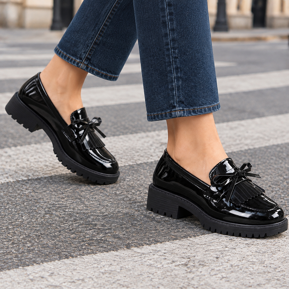 Oliver & Blake Gonzaga Patent Women's Loafers