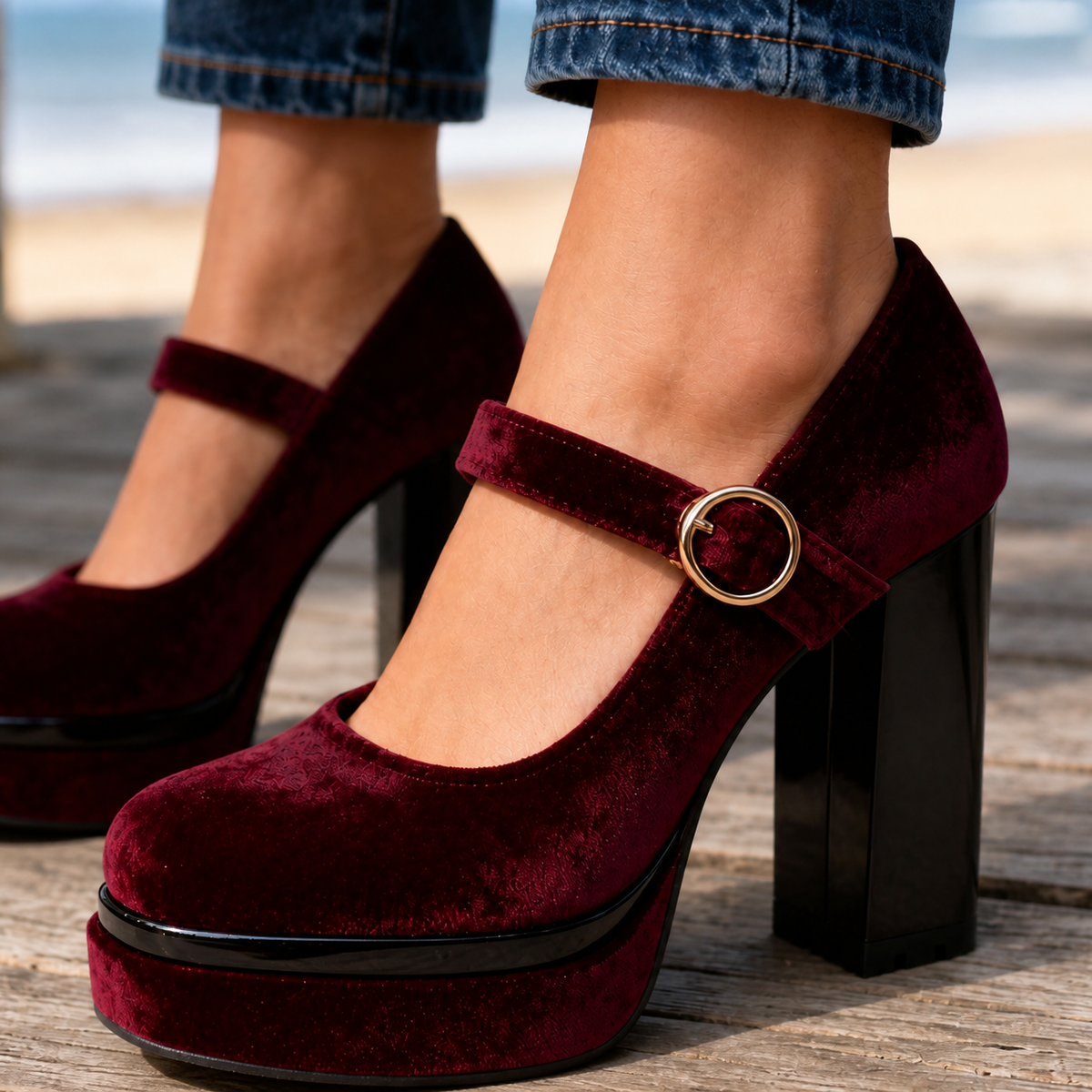 Oliver and Blake Gori Women's Mary Jane Heels