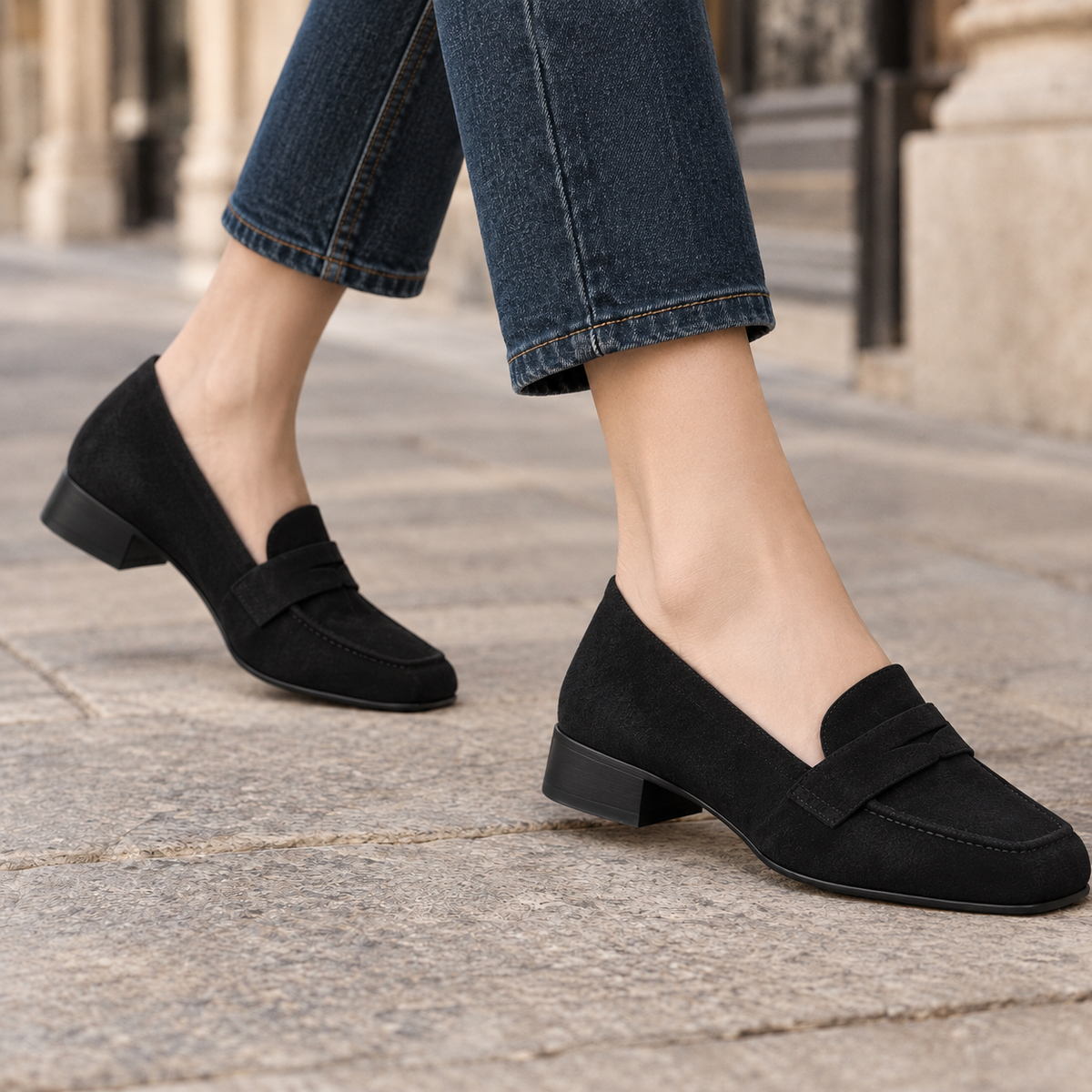 Paladini-Milano Suede Women's Loafers