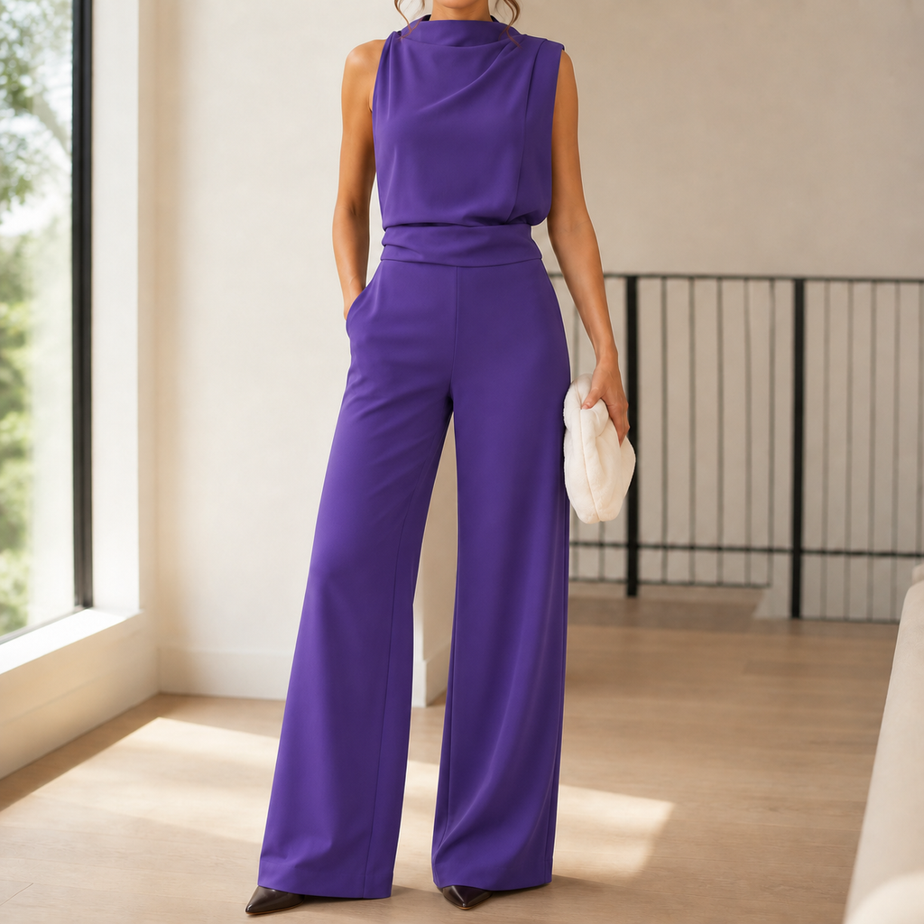 Oliver and Blake Dahlia-Louise Wide-Leg Women's Jumpsuit