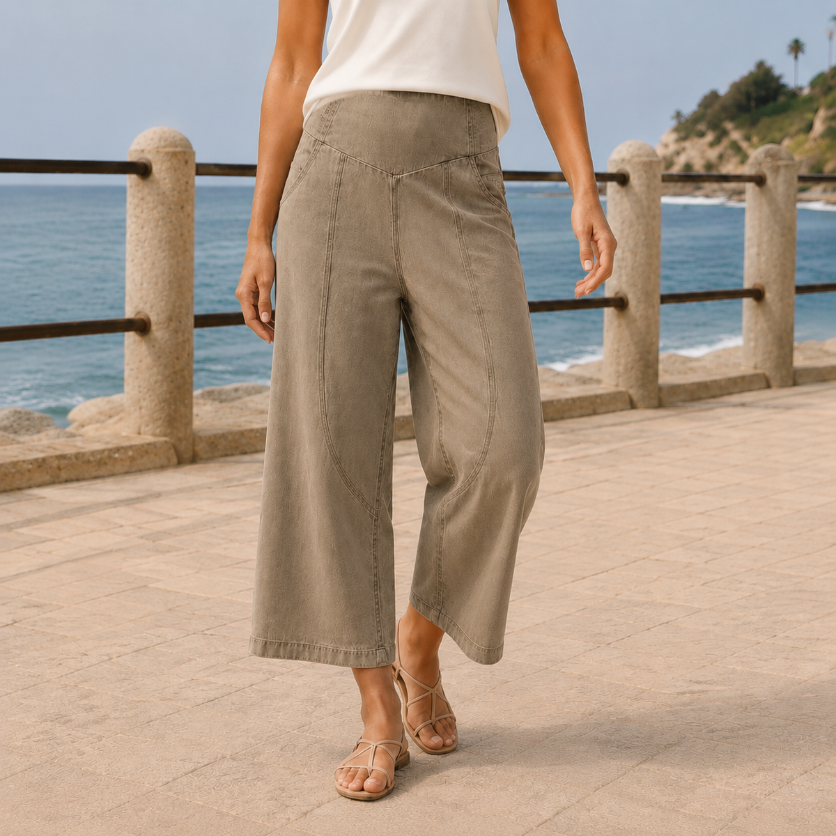 Oliver and Blake Meredith-Elise Wide Leg Women's Pants