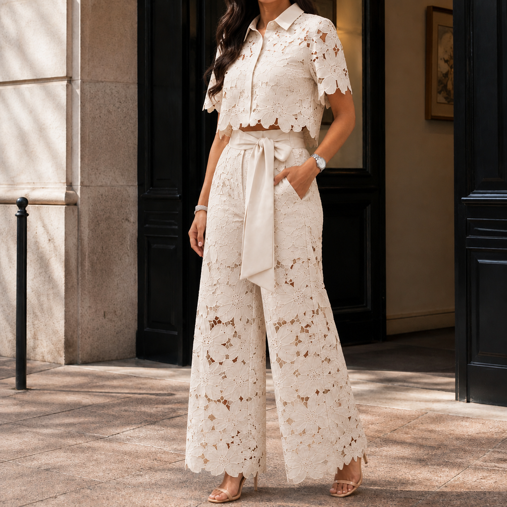 Oliver and Blake Willa Wide-Leg Women's Set