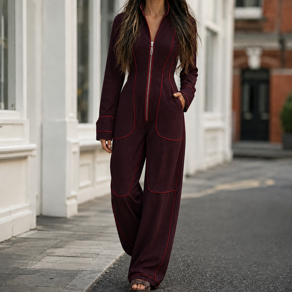 Marina-Marie Wide-Leg Women's Jumpsuit