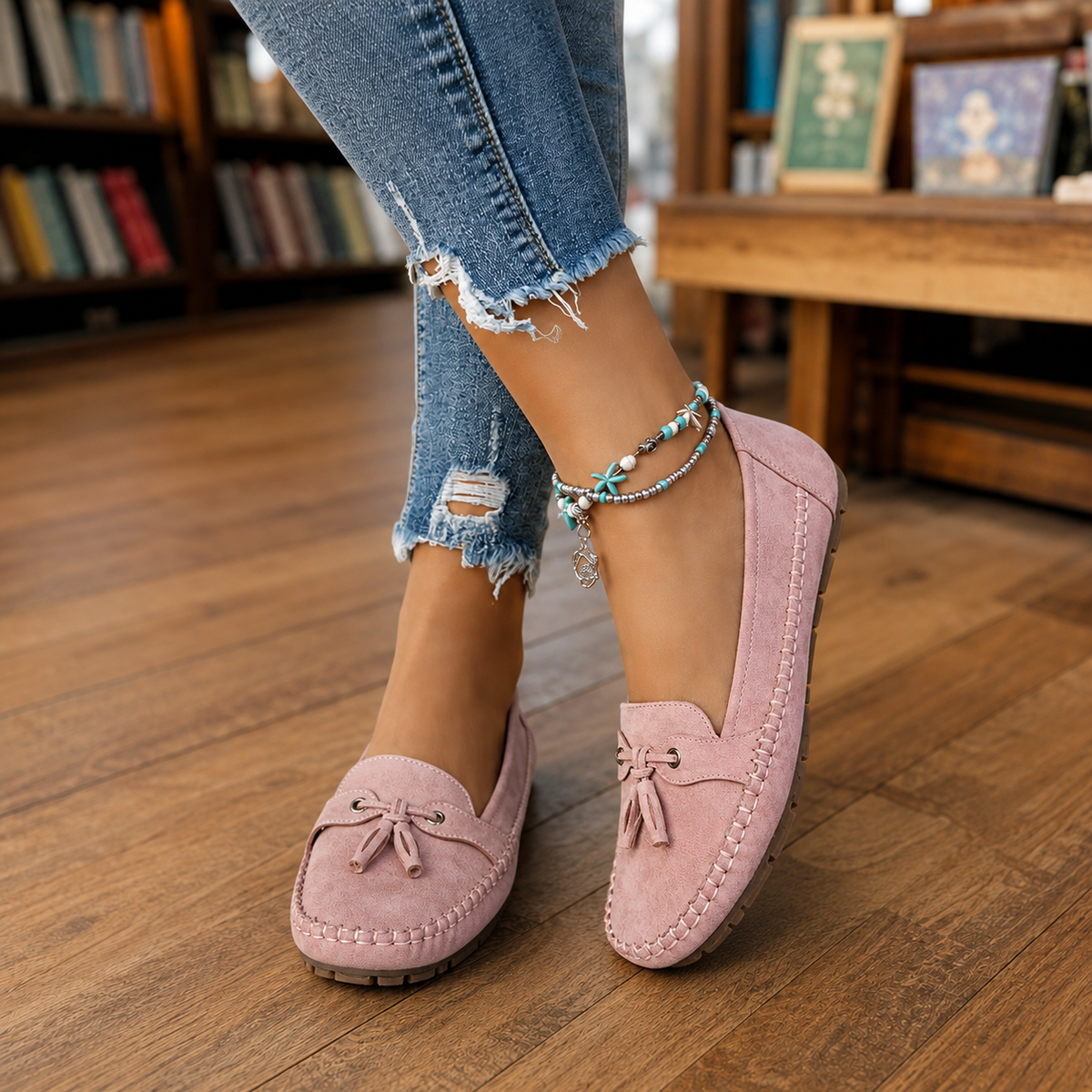 Oliver and Blake Firenze Tassel Women's Loafers