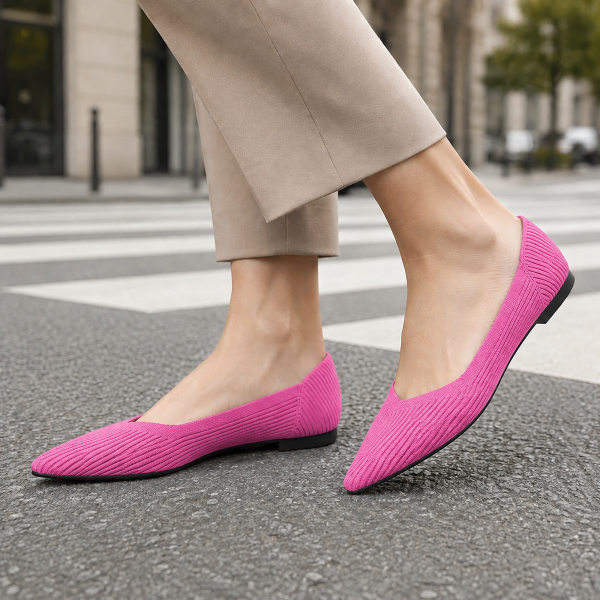 Oliver and Blake Bolzano Ribbed Women's Pumps