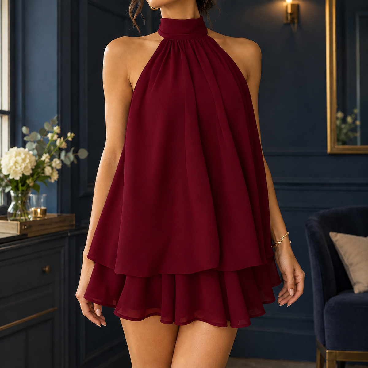 Nicole Halter Women's Mini Dress