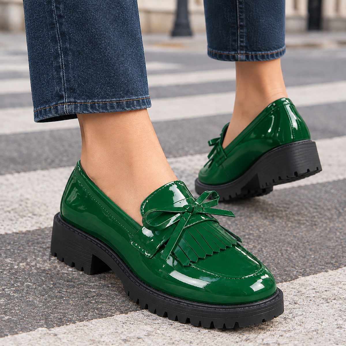 Oliver & Blake Gonzaga Patent Women's Loafers