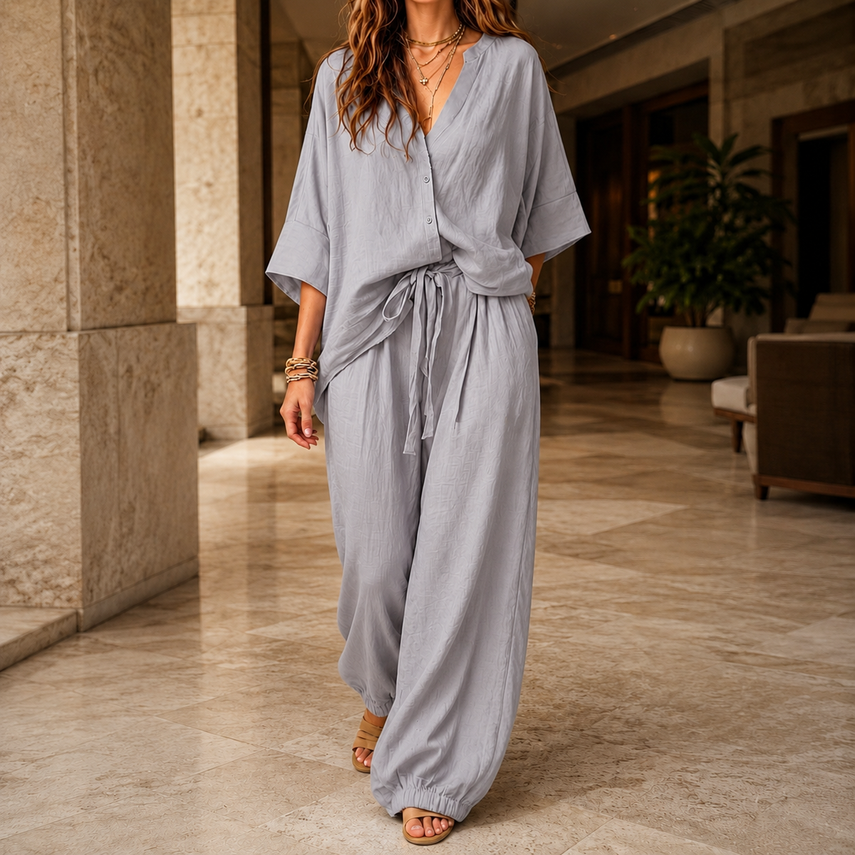 Oliver and Blake Modesty Relaxed Women's Pants Set