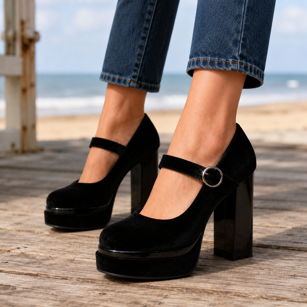 Oliver and Blake Gori Women's Mary Jane Heels