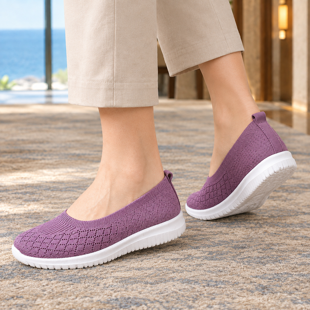 Oliver and Blake Assisi Slip-On Women's Sneakers