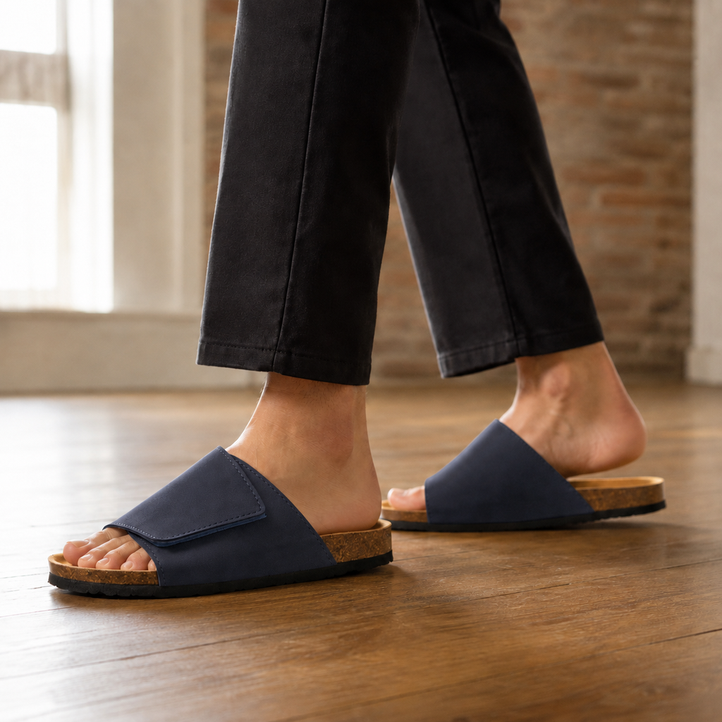 Oliver & Blake Maderno Men's Velcro Sandals
