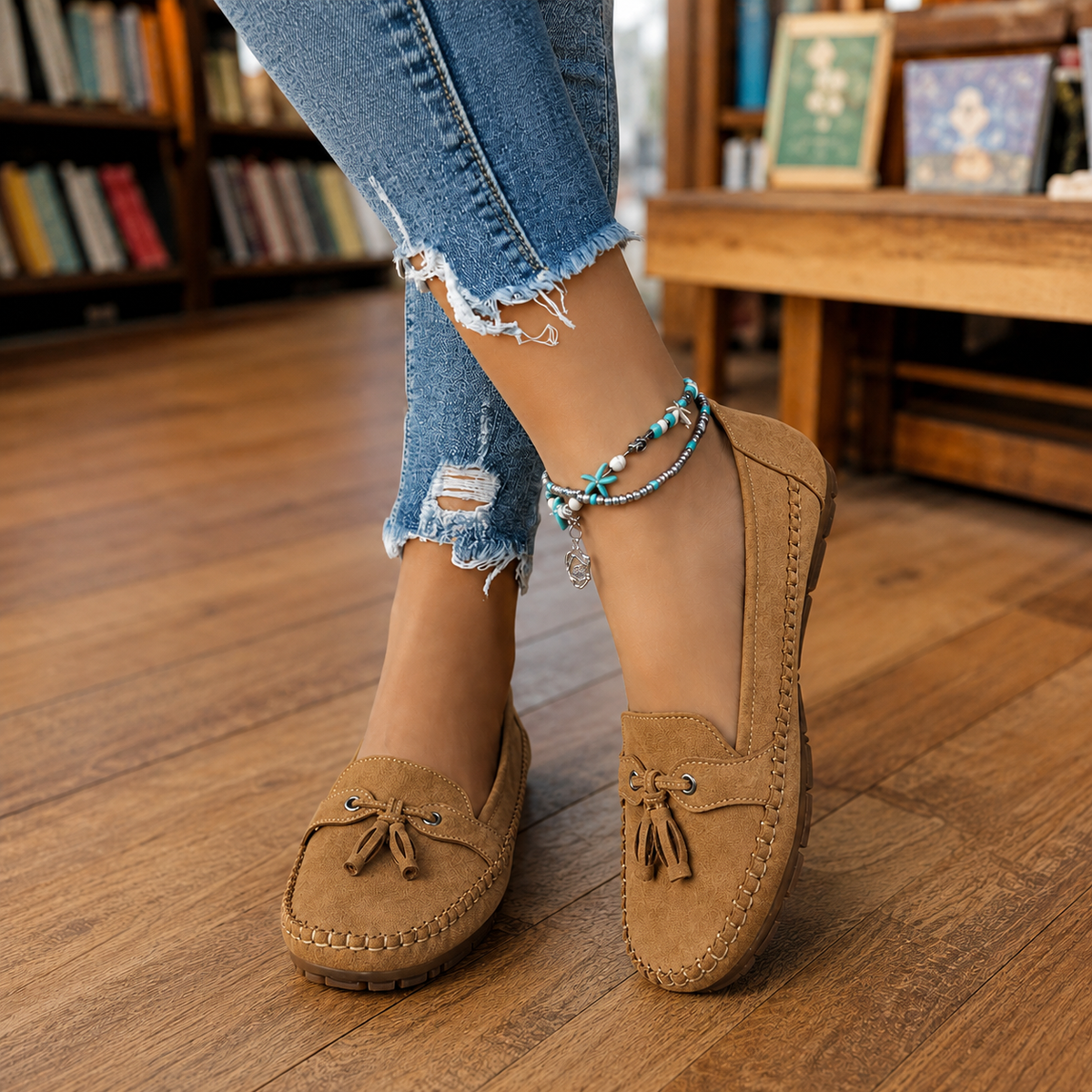 Oliver and Blake Firenze Tassel Women's Loafers