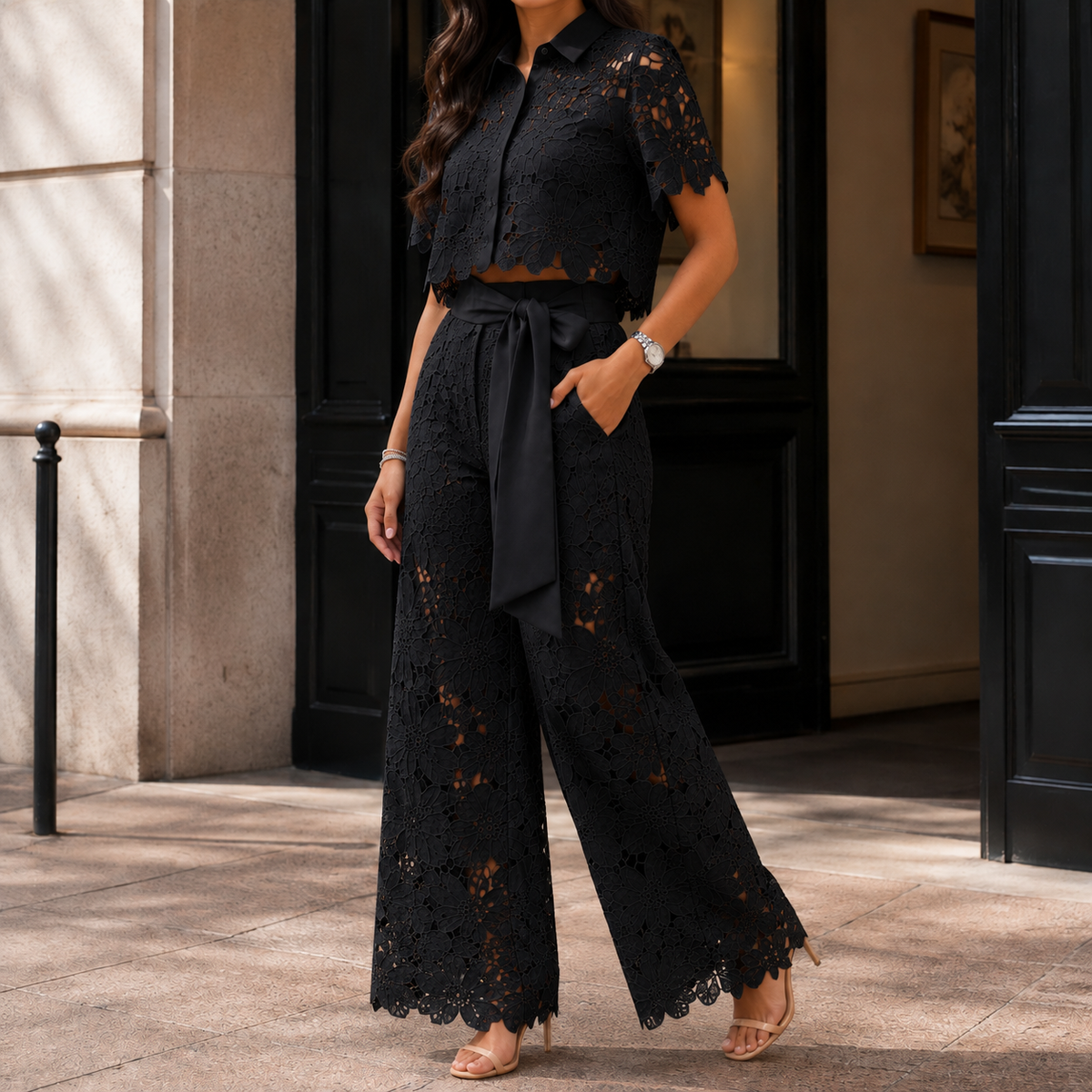 Oliver and Blake Willa Wide-Leg Women's Set