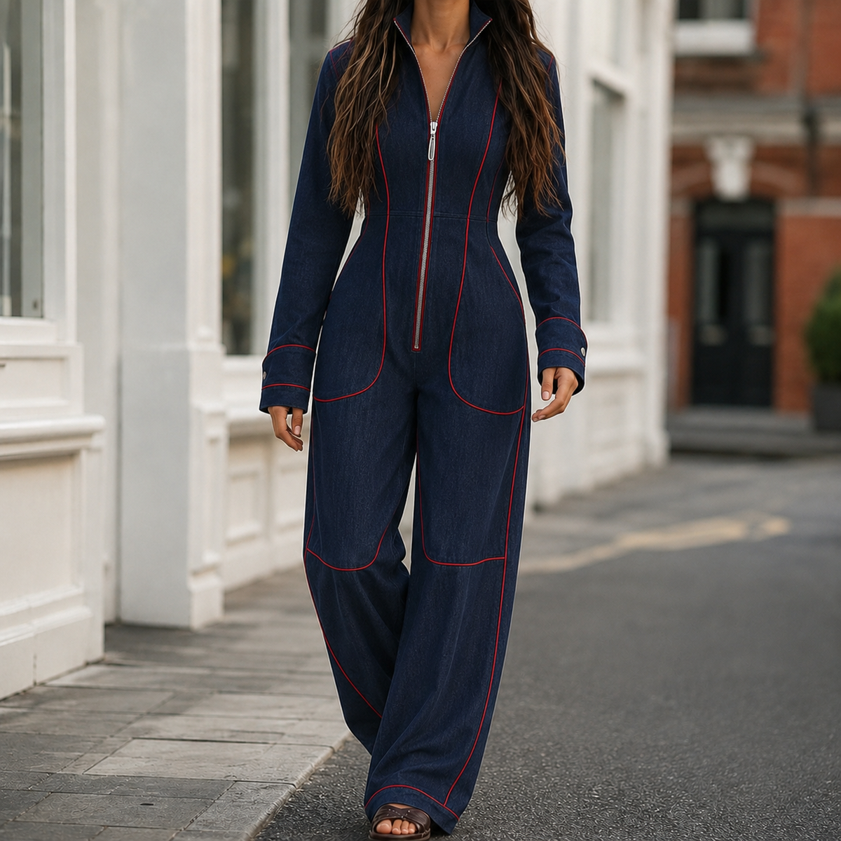 Marina-Marie Wide-Leg Women's Jumpsuit