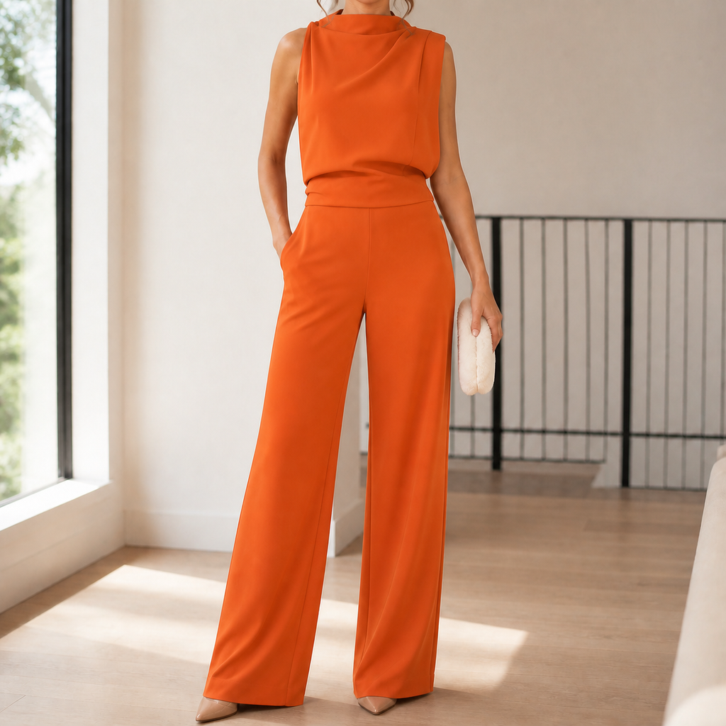 Oliver and Blake Dahlia-Louise Wide-Leg Women's Jumpsuit