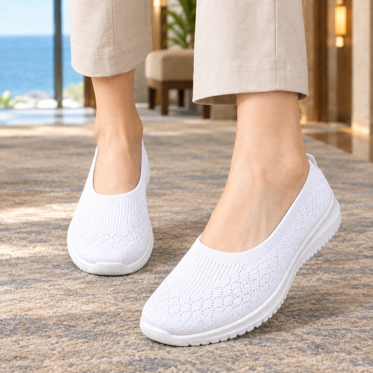 Oliver and Blake Assisi Slip-On Women's Sneakers