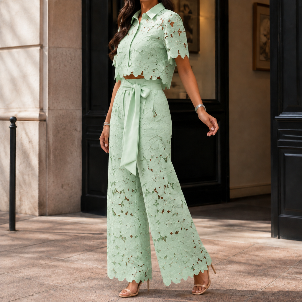 Oliver and Blake Willa Wide-Leg Women's Set