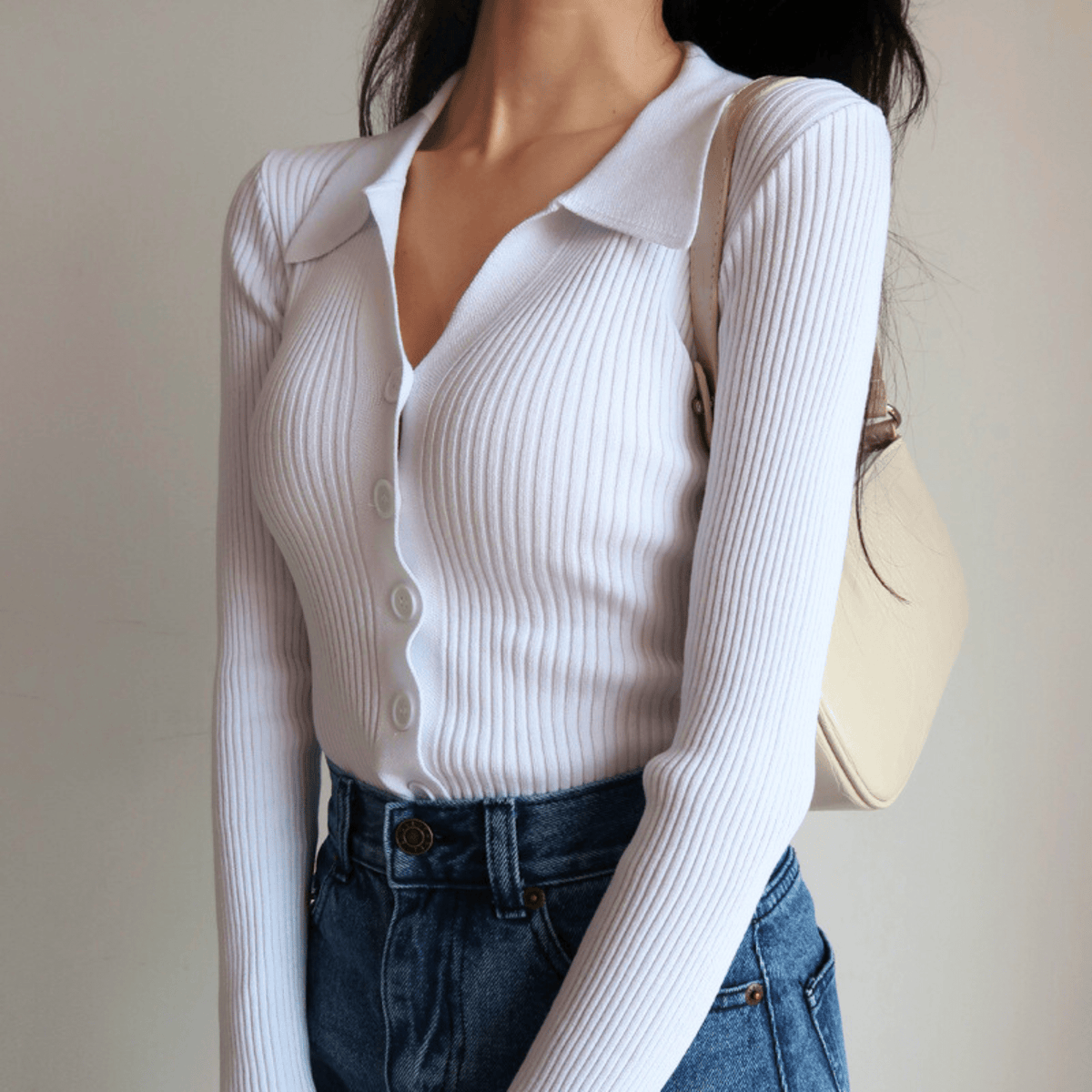 Saint Aurell Marisse Ribbed Women's Top