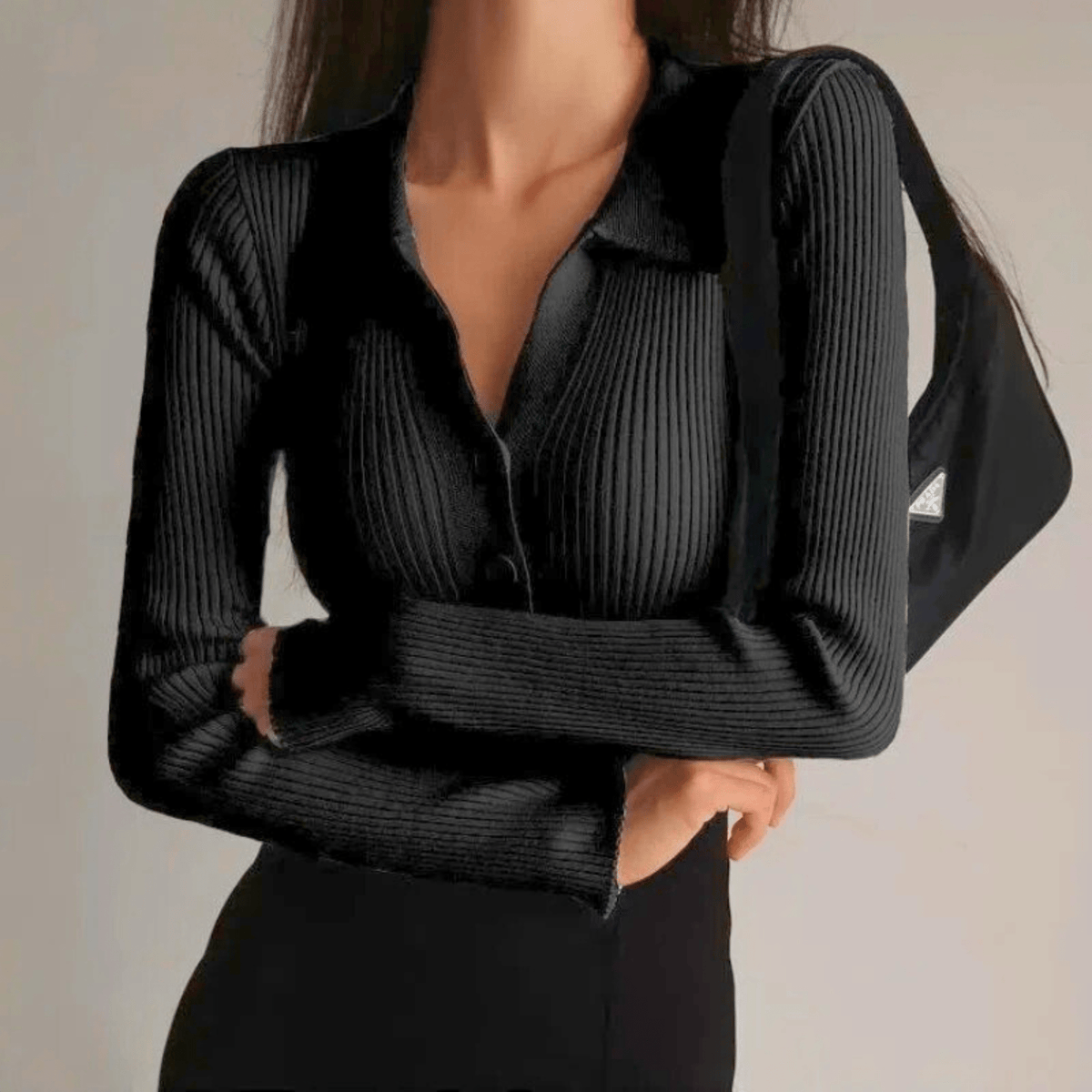 Saint Aurell Marisse Ribbed Women's Top