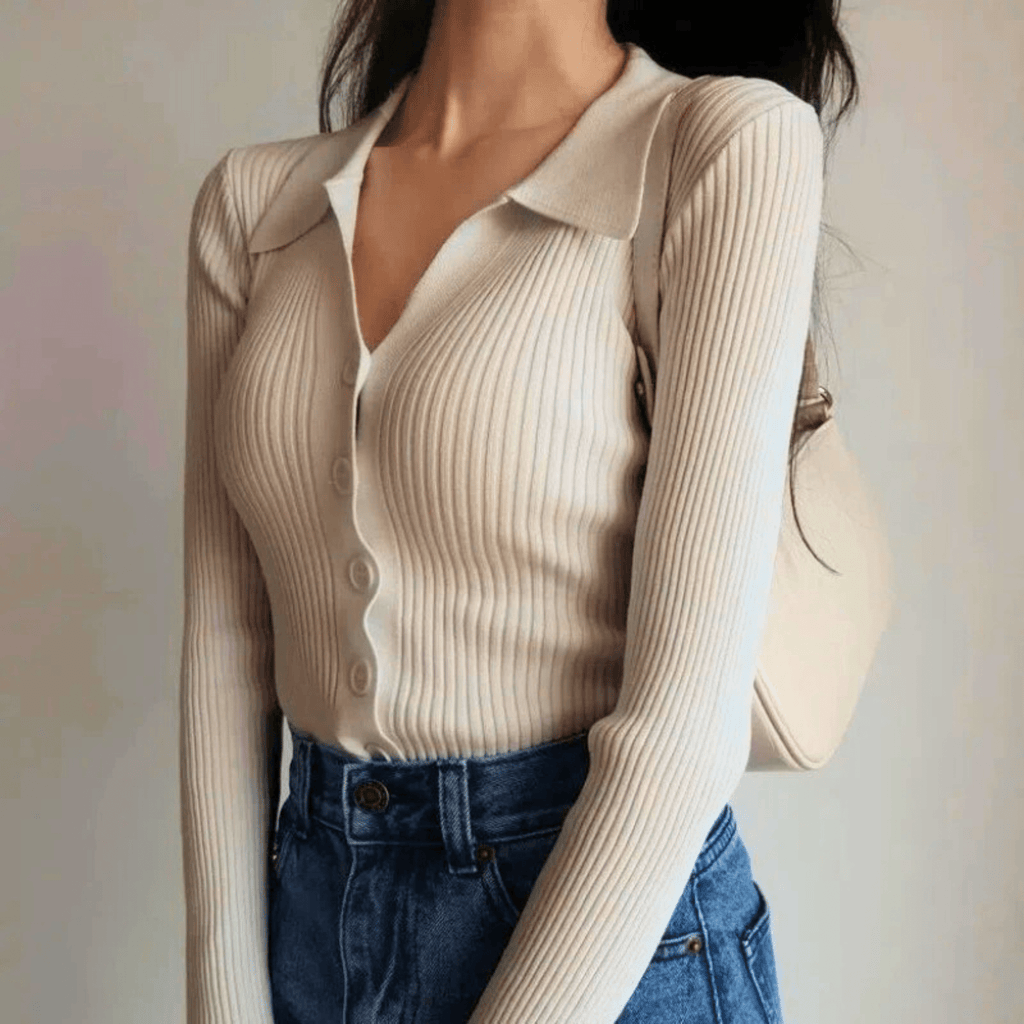 Saint Aurell Marisse Ribbed Women's Top