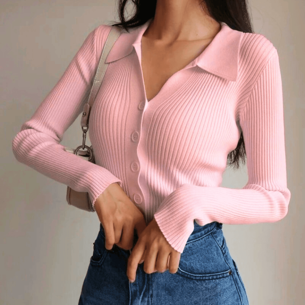 Saint Aurell Marisse Ribbed Women's Top