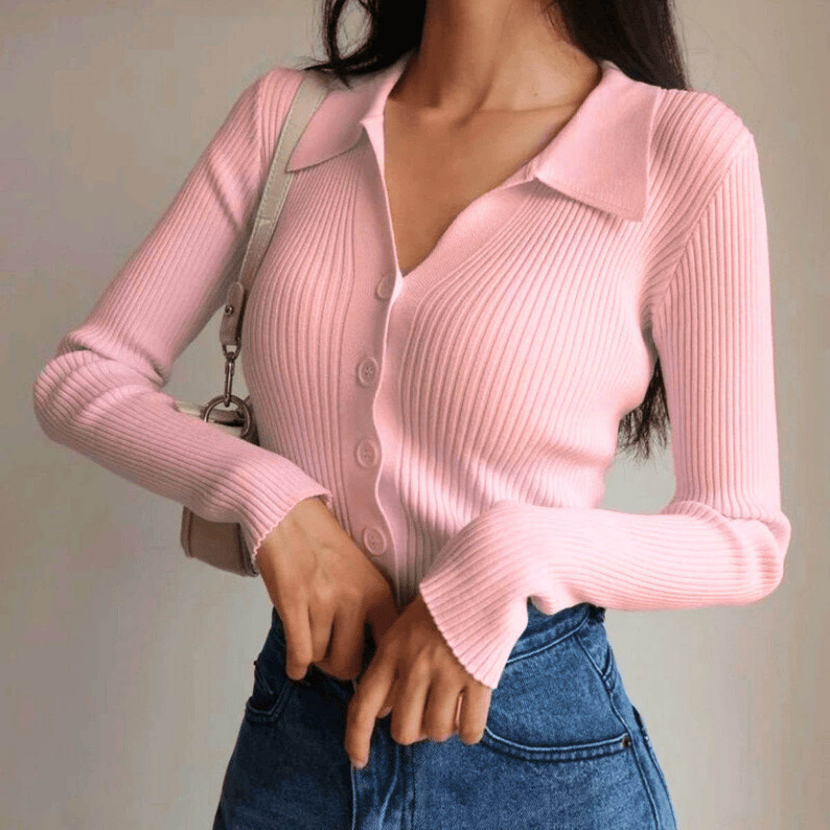 Saint Aurell Marisse Ribbed Women's Top