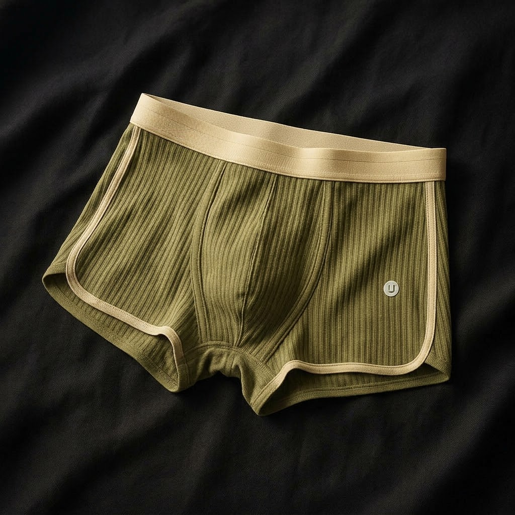 Oliver & Blake Mason Organic Cotton Men's Boxer Briefs Green