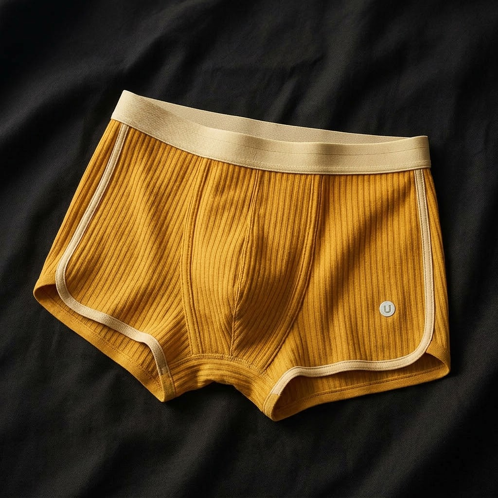 Oliver & Blake Mason Organic Cotton Men's Boxer Briefs Yellow