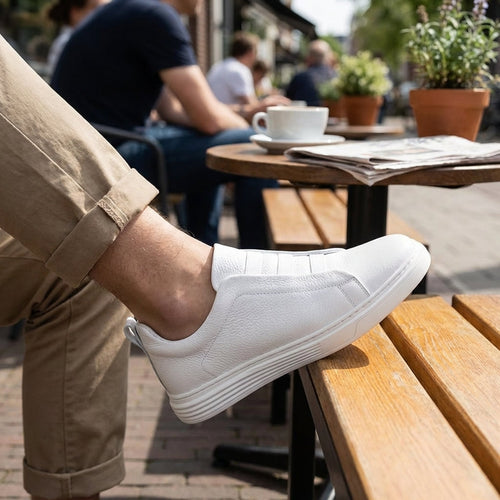 Genuine Leather Men's Sneakers