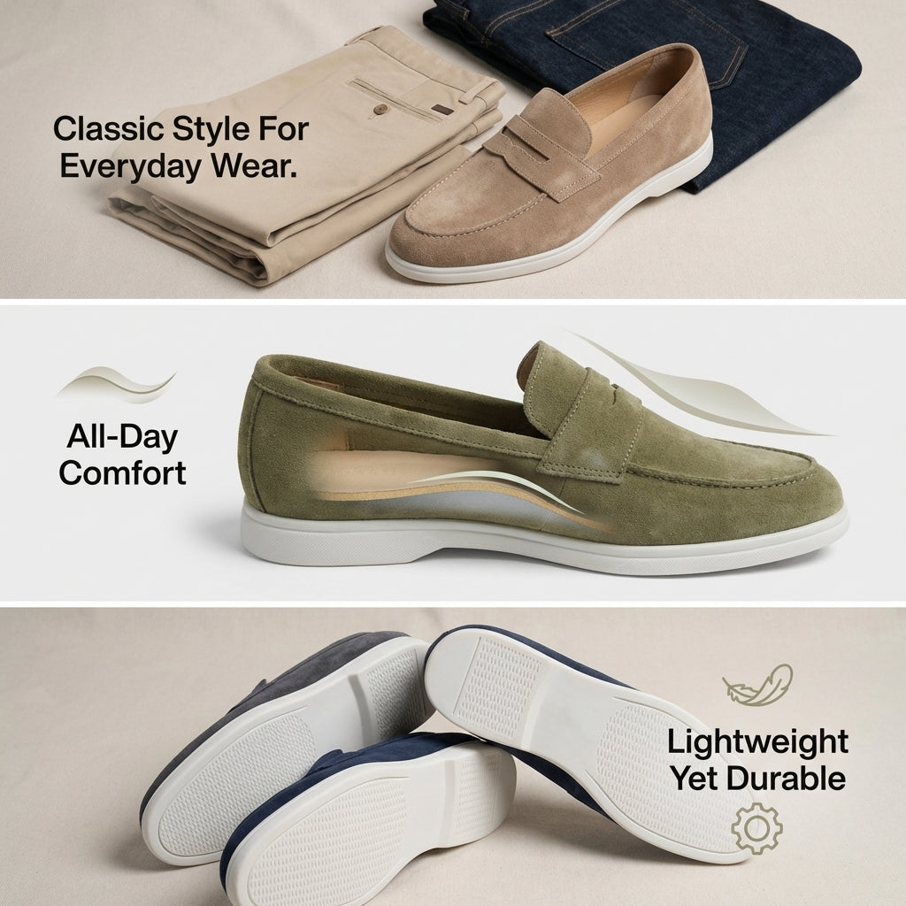 Oliver & Blake Mayfair Suede Men's Loafers