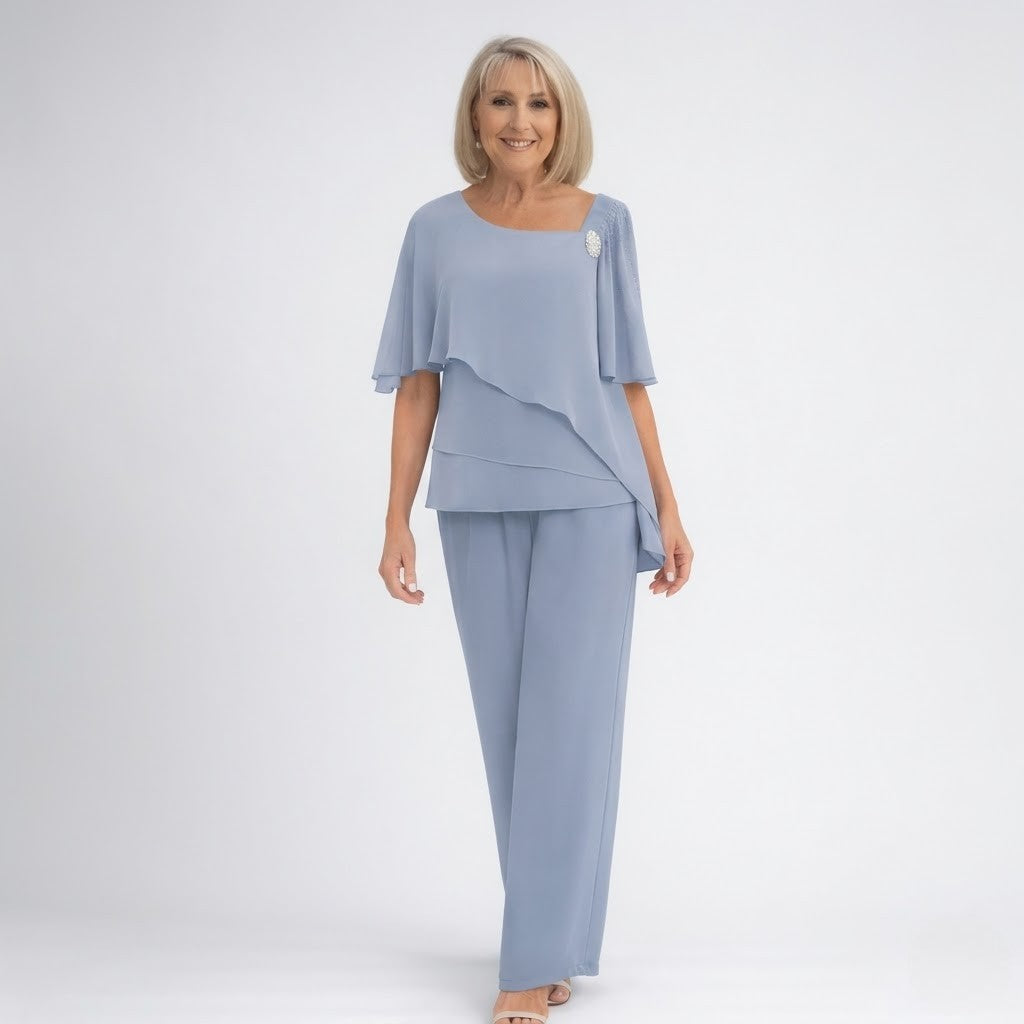 Elegant Formal Style Women's Two-Piece Suit