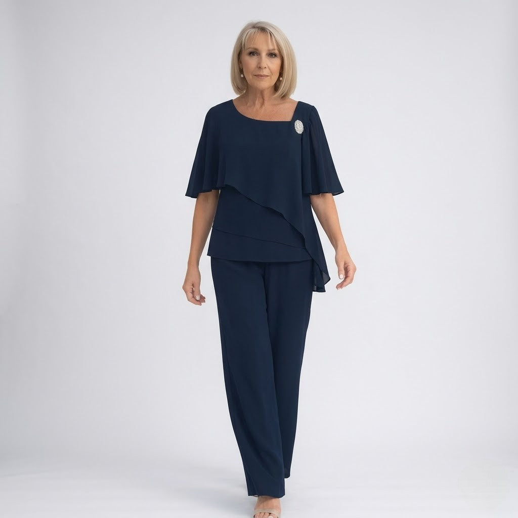 Elegant Formal Style Women's Two-Piece Suit