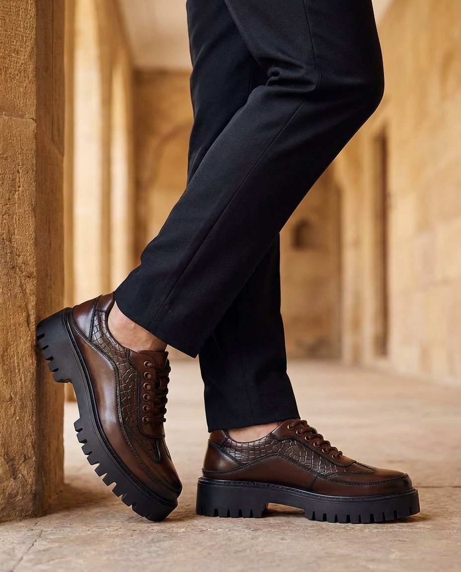 Oliver & Blake The Lugged Derby Men's Dress Shoes