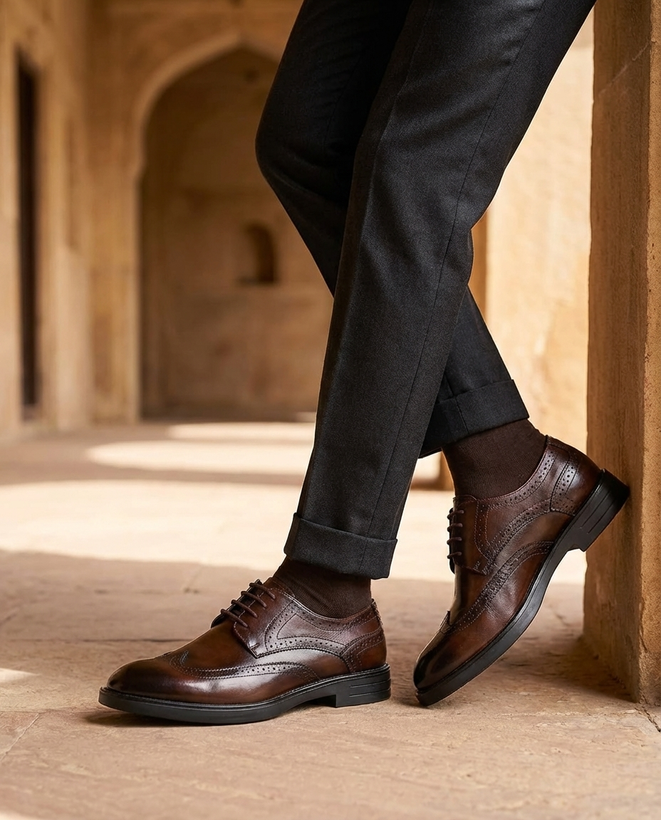 Oliver & Blake The Guildsman Men's Brogue Dress Shoes